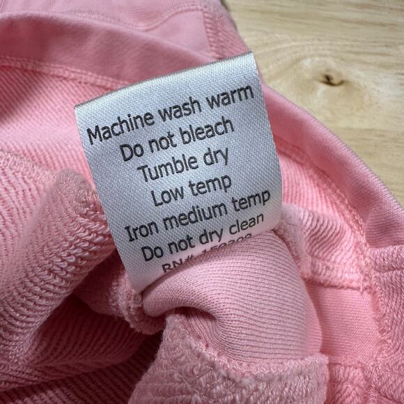 La Ligne NWT Super Shorts Light Pink Women's Size XL 100% Cotton Elastic Waist - Picture 7 of 10